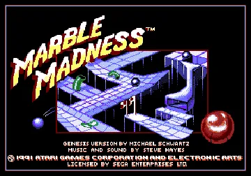 Marble Madness (Japan) screen shot title